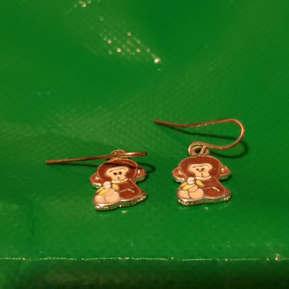 (3 for $10) Monkey Earrings